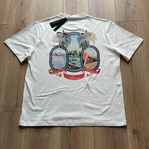 XL Amiri Men's Relaxed Fit Cotton T-Shirt White